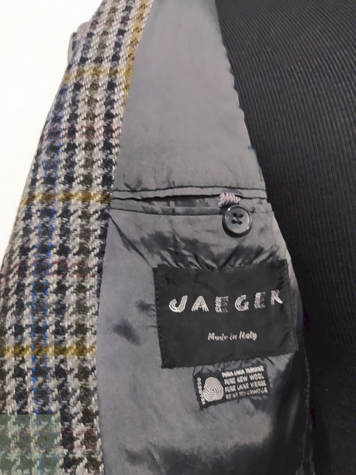 Blazer Jaeger 100% lana virgen Pata de gallo – Talla ML 5