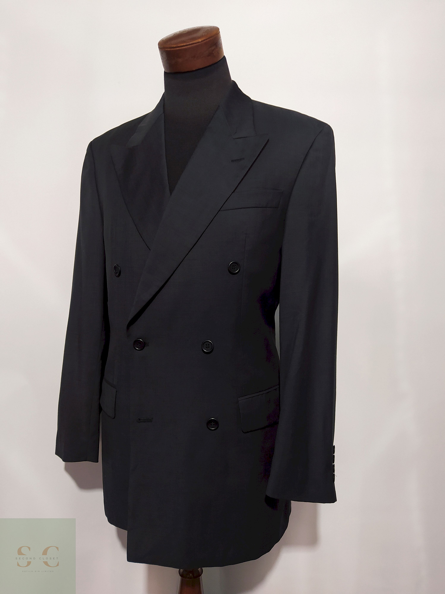 Blazer Cerruti 1881 100% lana super 100 Plomo – Talla ML 1