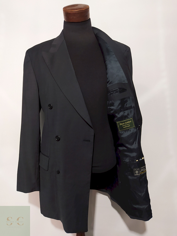 Blazer Cerruti 1881 100% lana super 100 Plomo – Talla ML 3