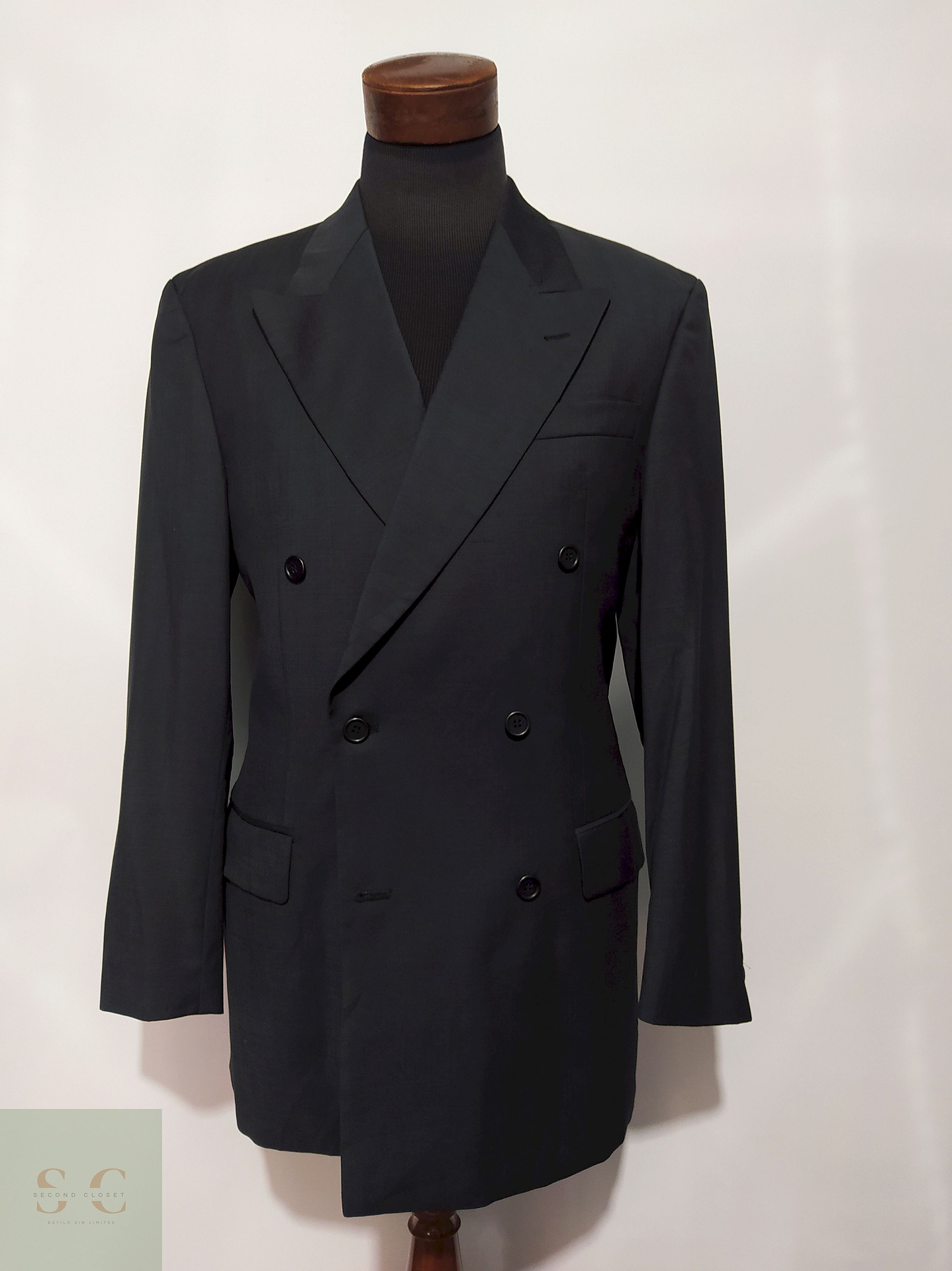 Blazer Cerruti 1881 100% lana super 100 Plomo – Talla ML 4