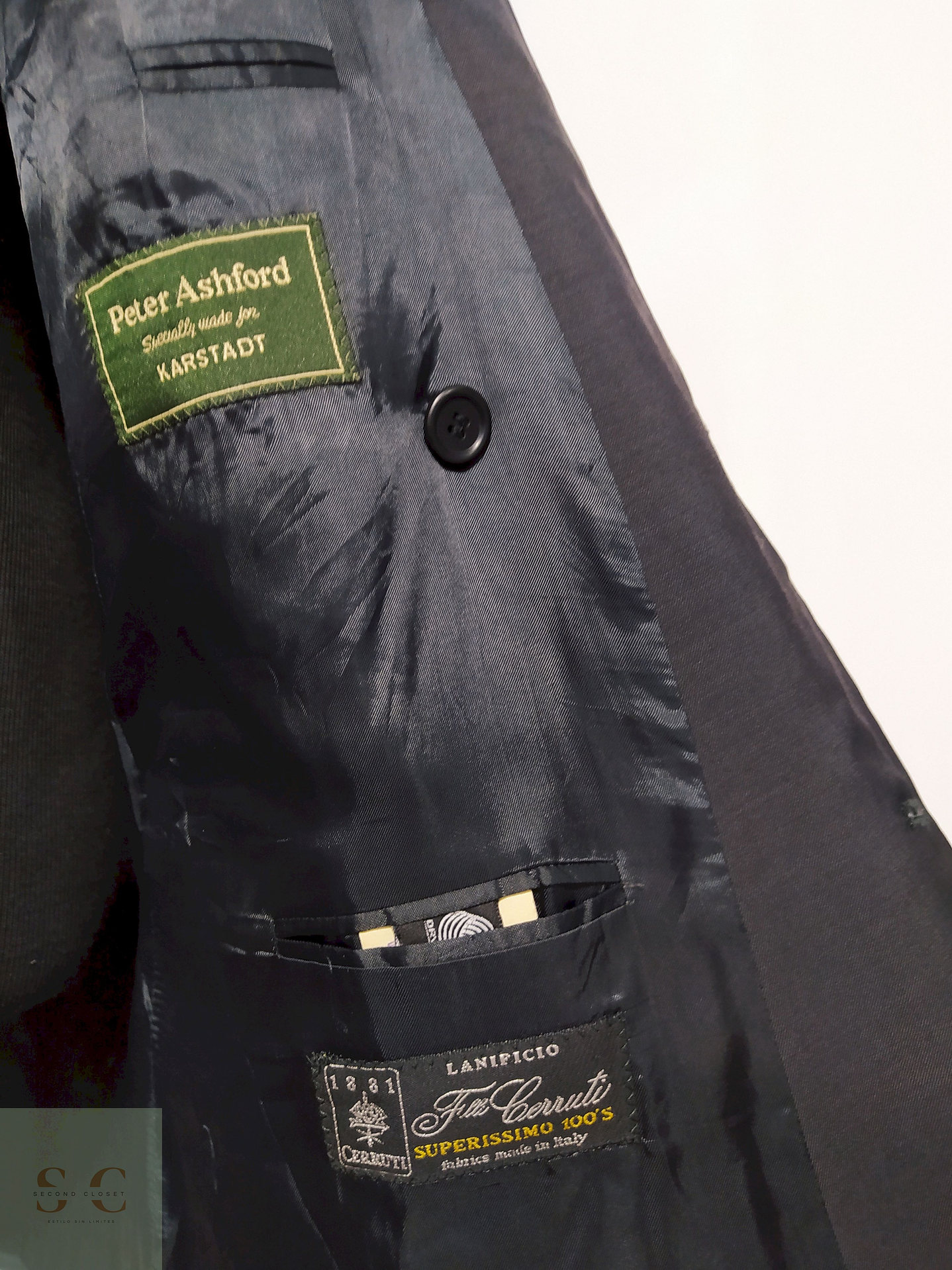 Blazer Cerruti 1881 100% lana super 100 Plomo – Talla ML 5