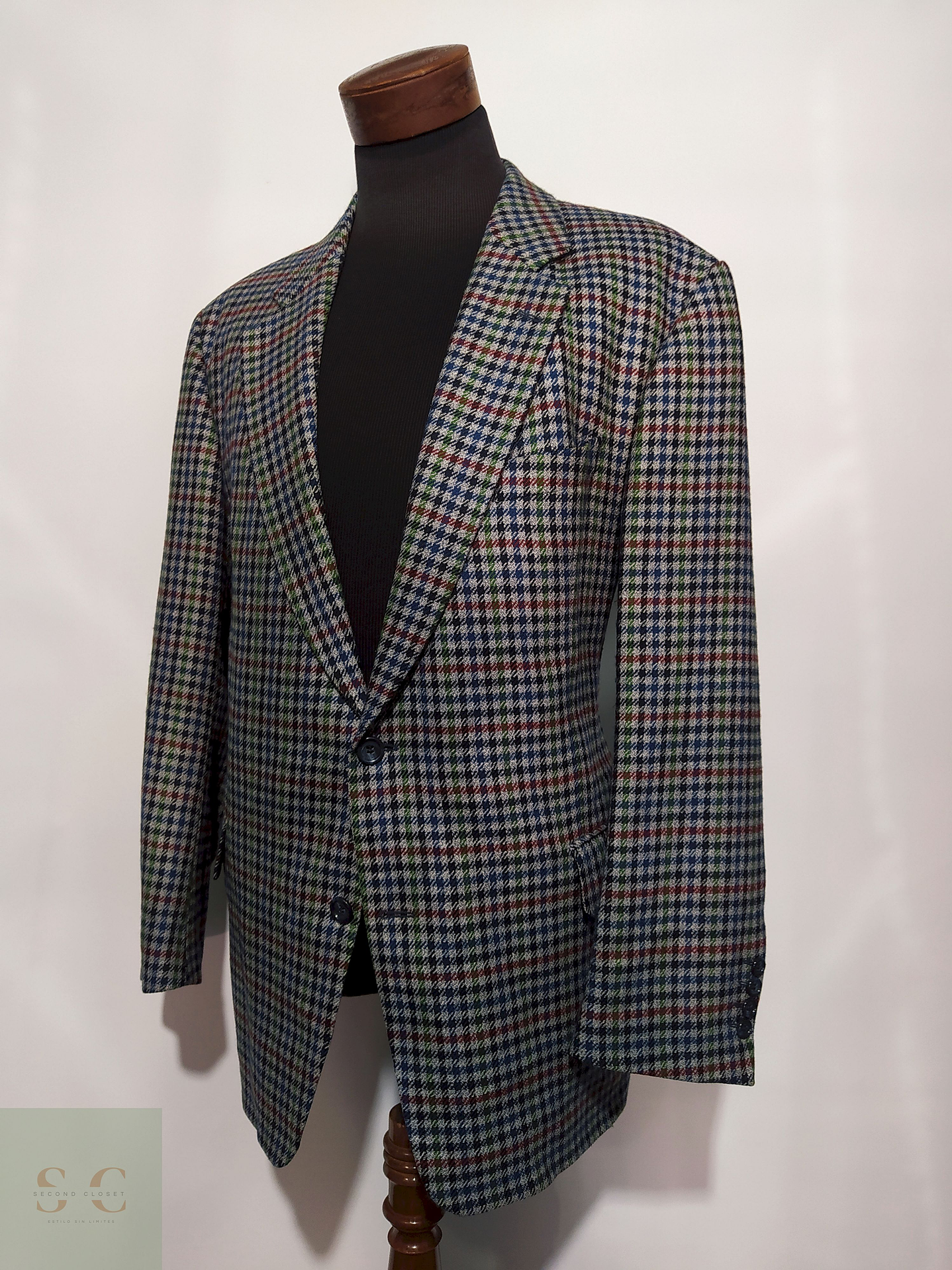 Blazer Daniel Hechter 75% lana 25% seda - – Talla XL 1