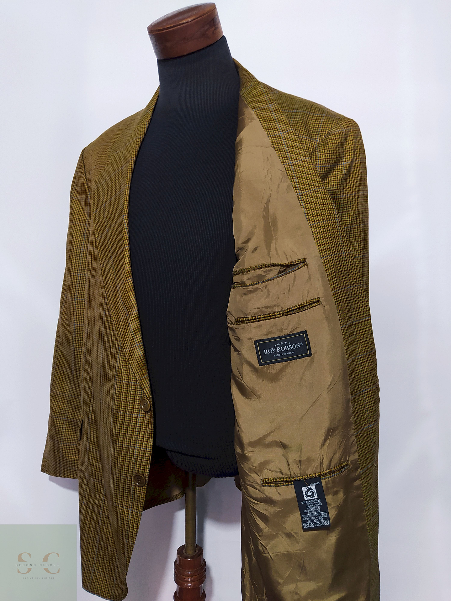 Blazer Roy Robson 80% lana virgen 20% seda - – Talla XL 3