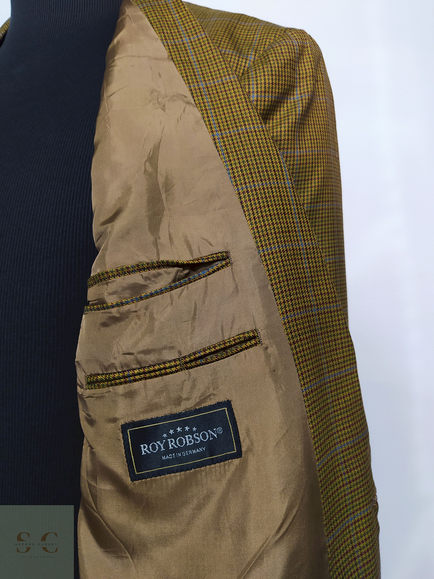 Blazer Roy Robson 80% lana virgen 20% seda - – Talla XL 4