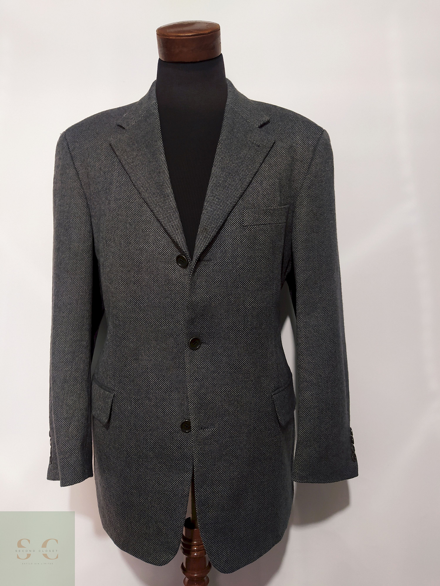 Blazer Hugo Boss 80% lana virgen 20% cashmere - – Talla XL 2