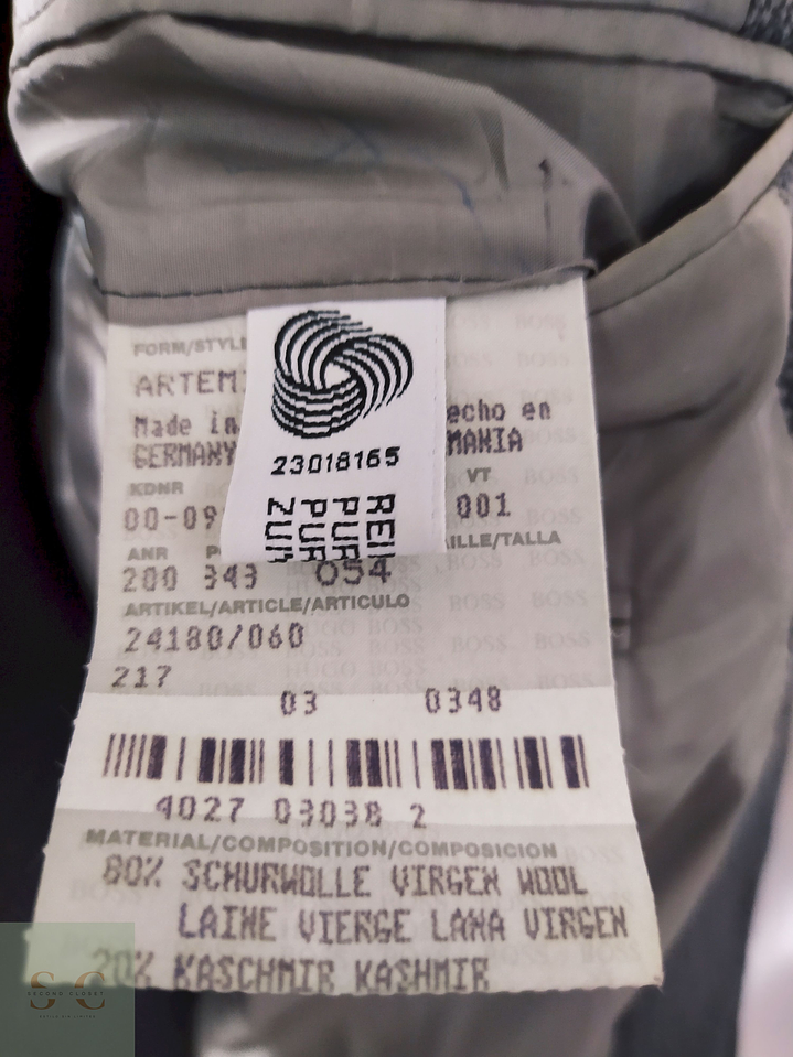 Blazer Hugo Boss 80% lana virgen 20% cashmere - – Talla XL 3