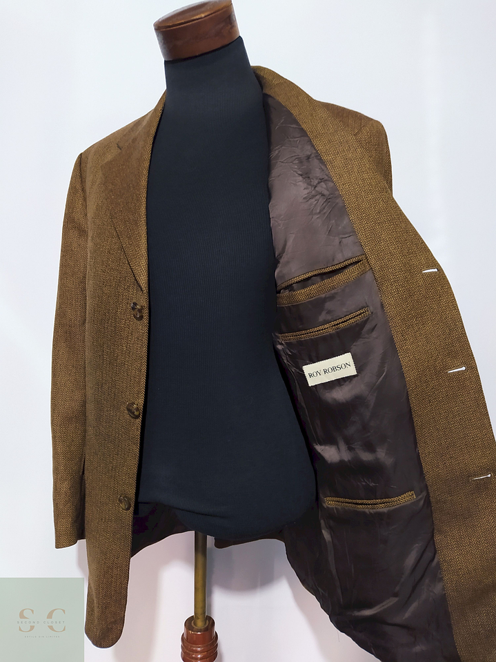 Blazer Roy Robson 100% lana virgen Terracota – Talla L 3