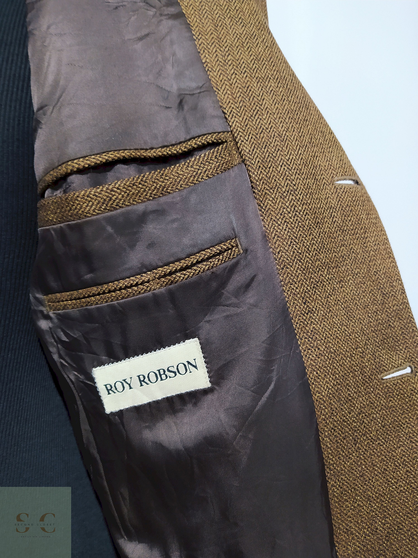 Blazer Roy Robson 100% lana virgen Terracota – Talla L 5