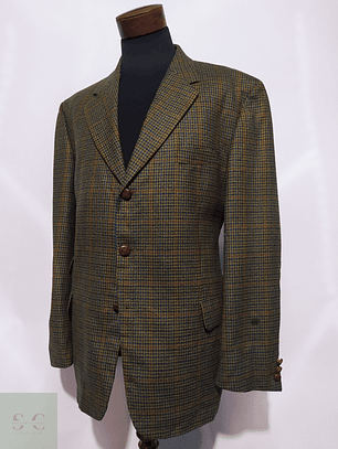 Blazer Westbury Lana cordero cashmere Verde – Talla XXL