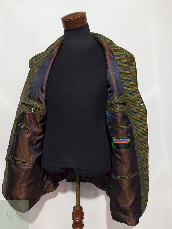 Blazer Westbury Lana cordero cashmere Verde – Talla XXL 6