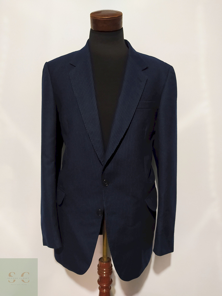 Blazer Creation Romeo 100% lana virgen Azul – Talla L 1