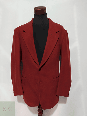 Blazer C&A 80% lana virgen poliéster Ladrillo – Talla XXL