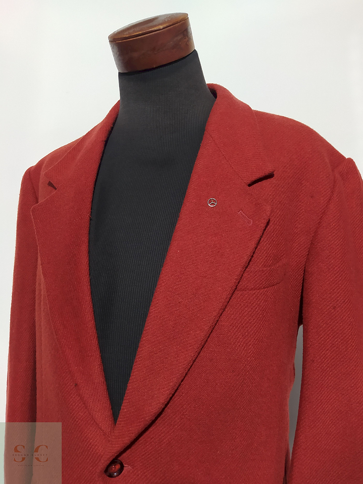 Blazer C&A 80% lana virgen poliéster Ladrillo – Talla XXL 2