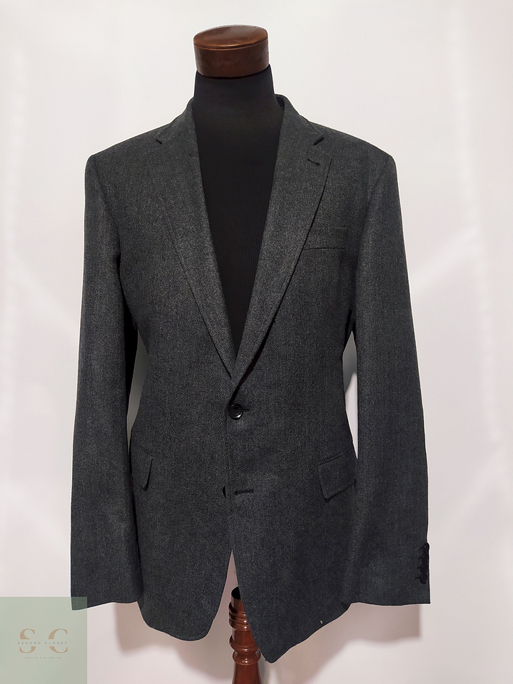 Blazer Calamar 90% lana lyocell Plomo – Talla XL 1