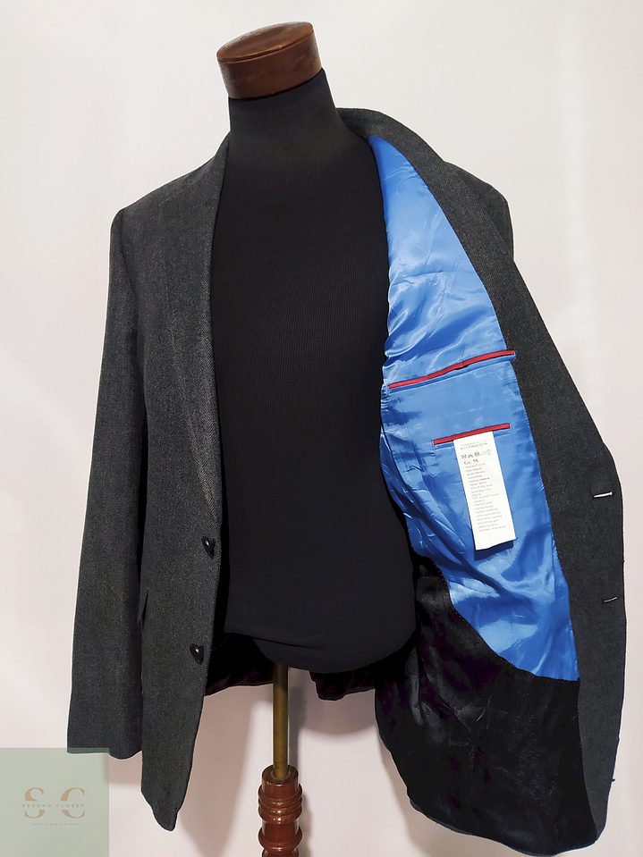 Blazer Calamar 90% lana lyocell Plomo – Talla XL 3