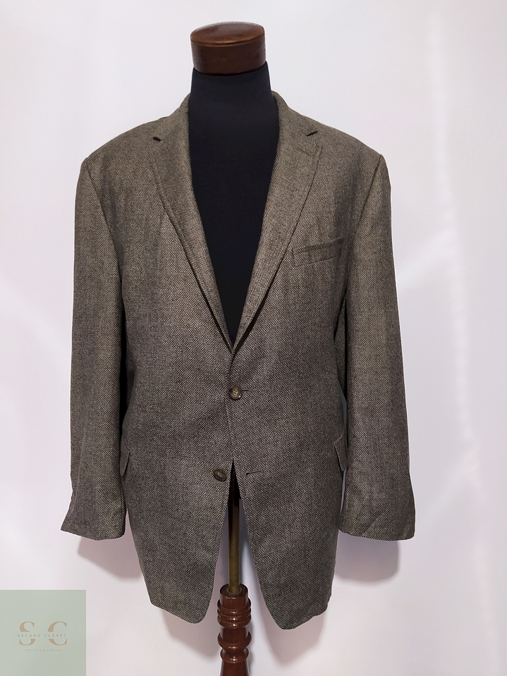 Blazer Atelier Torino 100% lana virgen Café claro – Talla XL 3