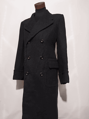 Abrigo marinero largo grueso lana TALLA M