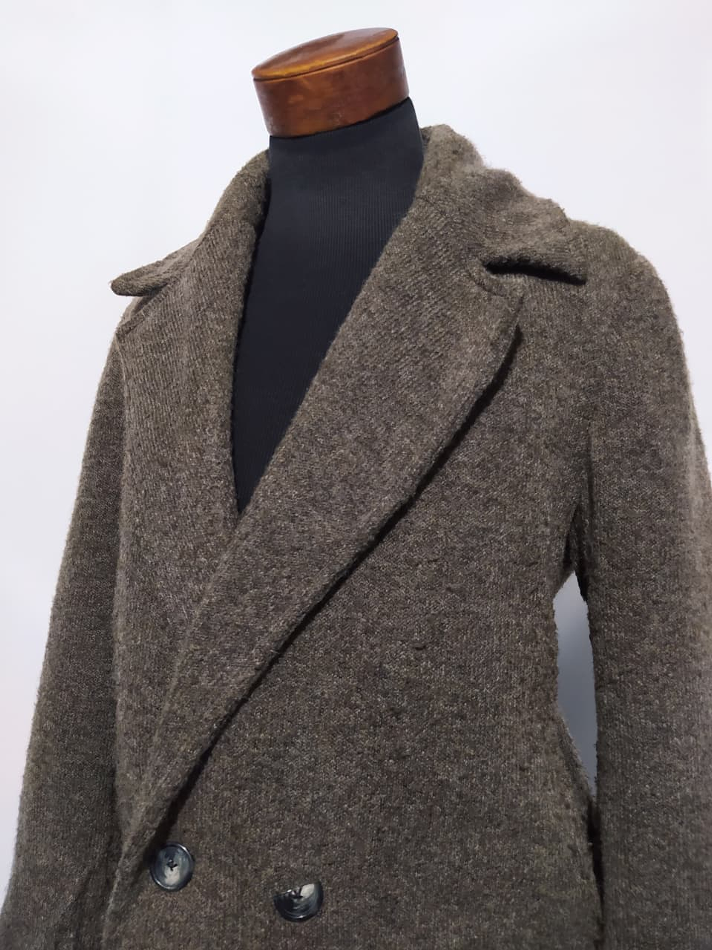 Abrigo ZARA cruzado lana TALLA M 5