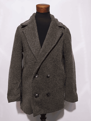 Abrigo ZARA cruzado lana TALLA M