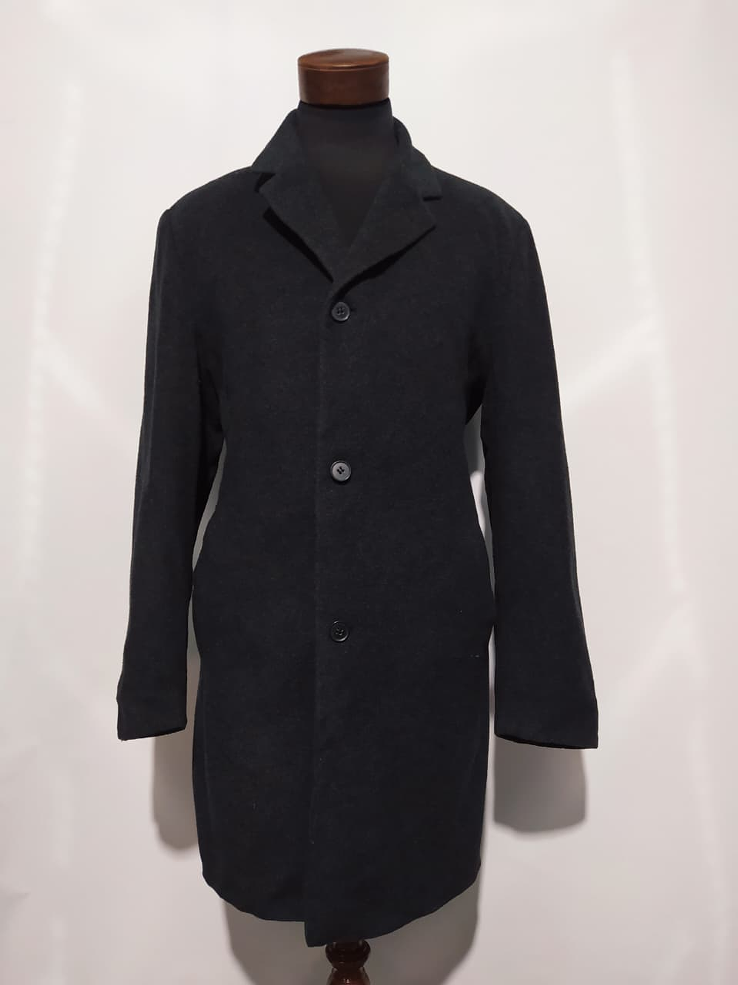 Abrigo clásico Ansons lana virgen TALLA L 1
