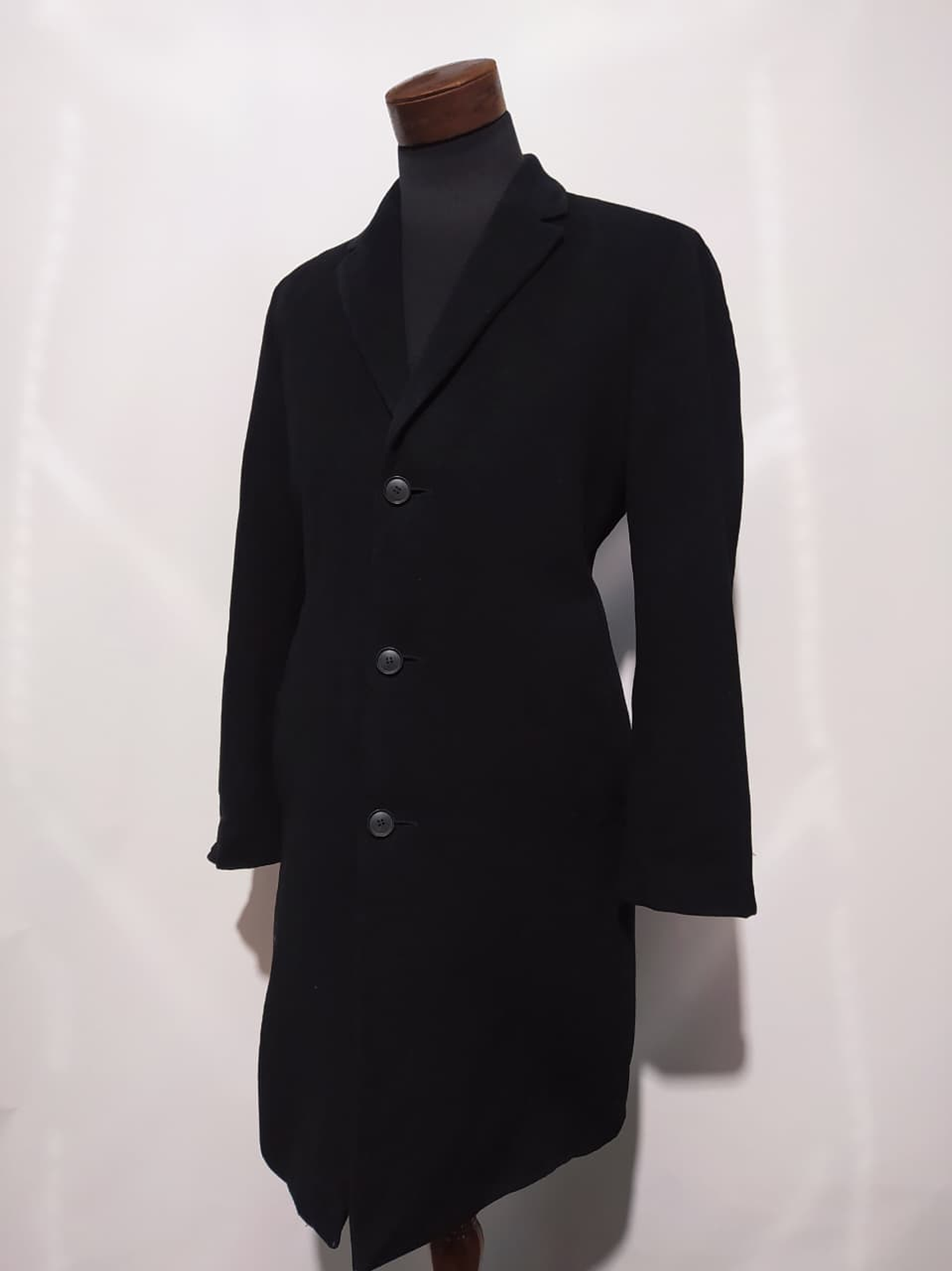 Abrigo HUGO BOSS pura lana virgen & cashmere TALLA M 3