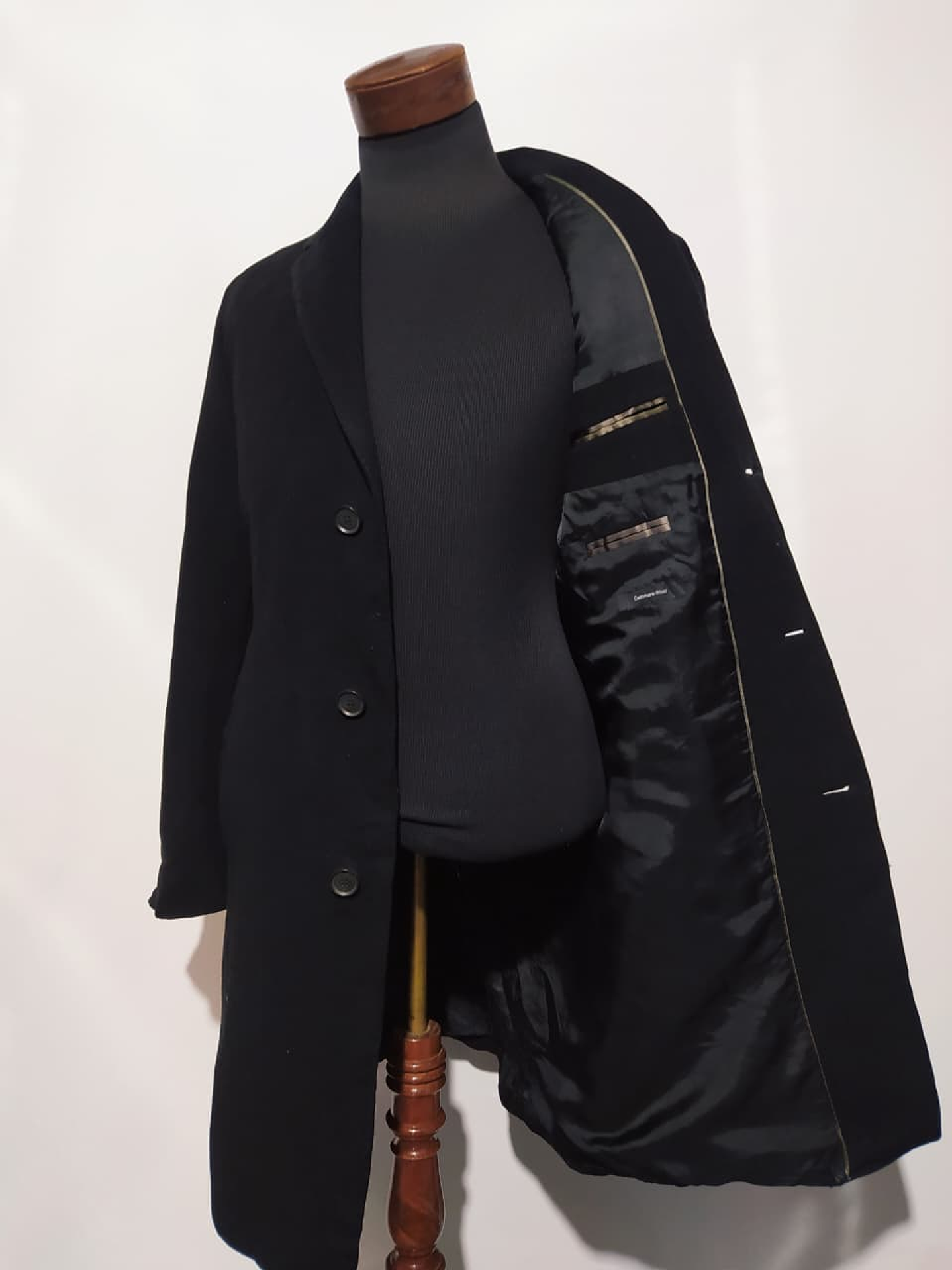 Abrigo HUGO BOSS pura lana virgen & cashmere TALLA M 6