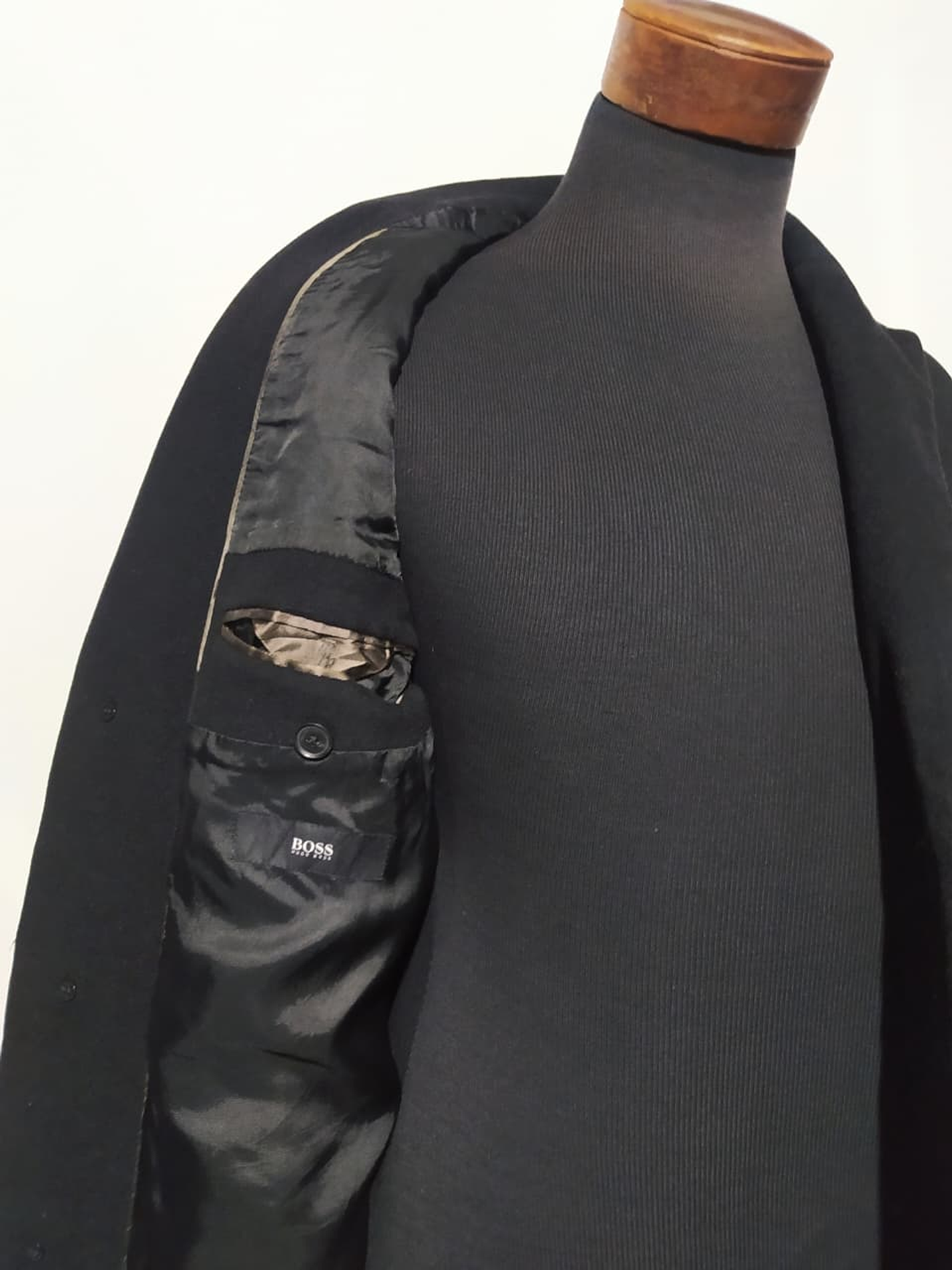 Abrigo HUGO BOSS pura lana virgen & cashmere TALLA M 5