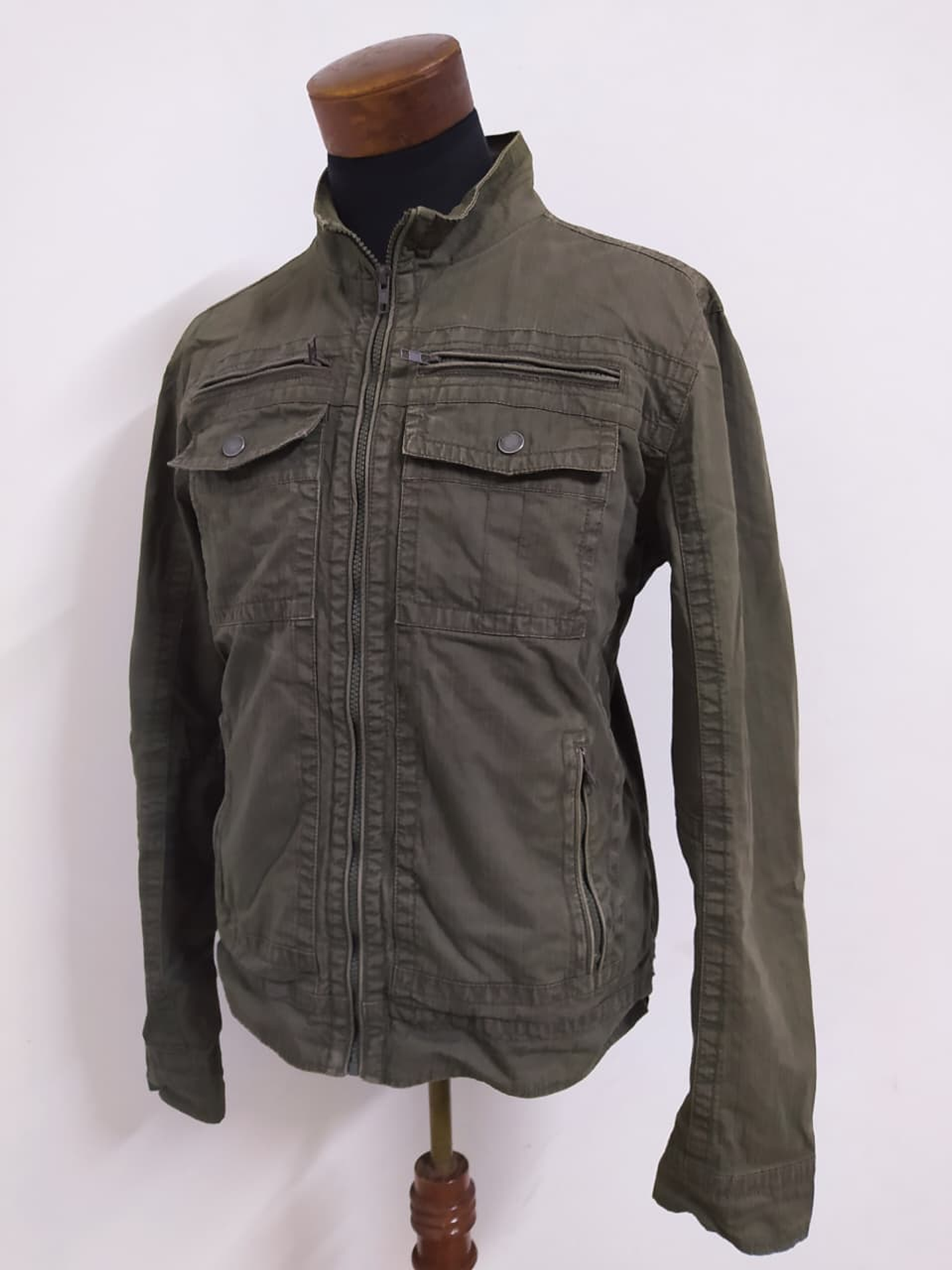 Chaqueta Militar Verde Oliva Hombre L 1