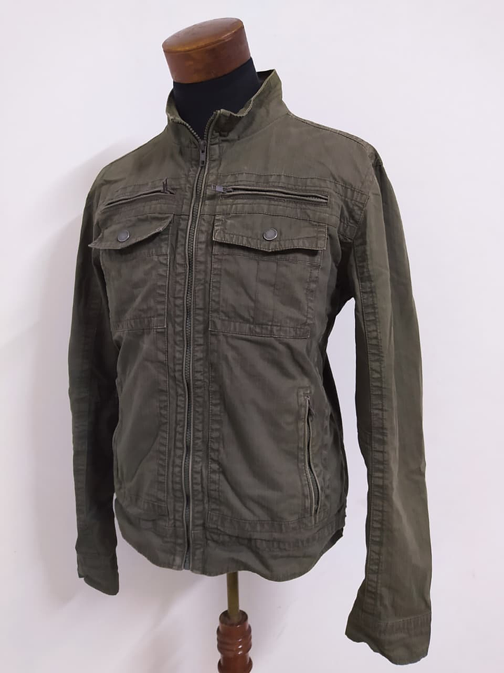 Chaqueta Militar Verde Oliva Hombre L 1