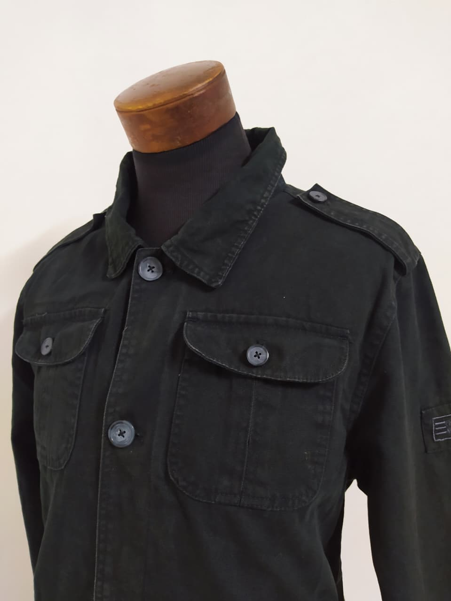 Chaqueta Militar Negra Hombre ML  4
