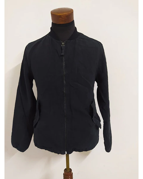 Chaqueta H&M Ligera Minimalista Azul Marino Hombre S