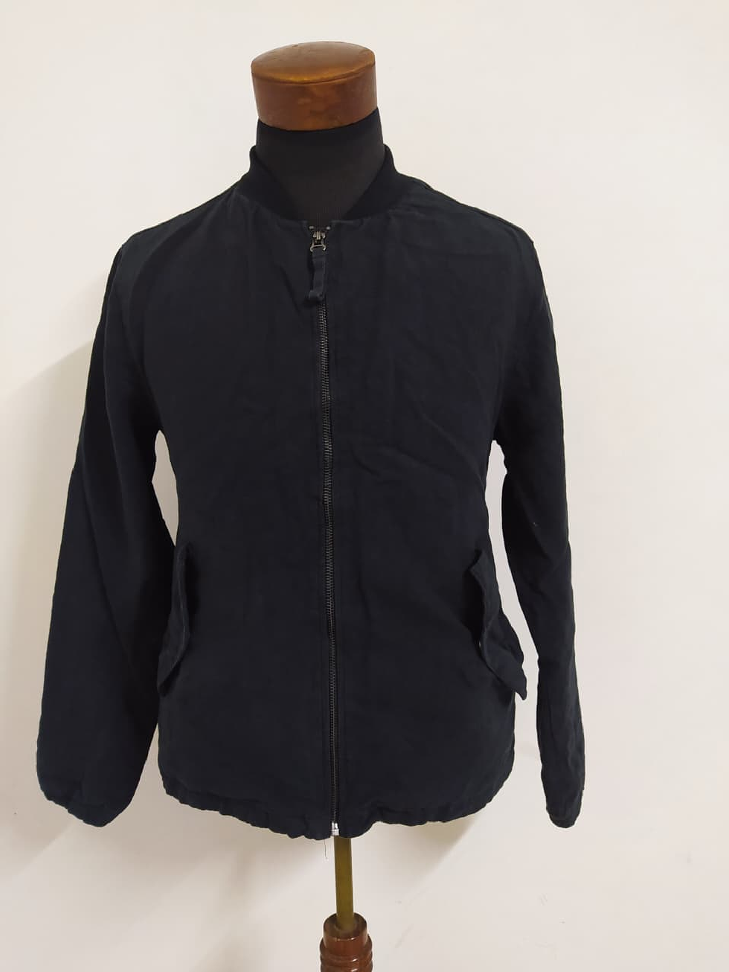 Chaqueta H&M Ligera Minimalista Azul Marino Hombre S 1