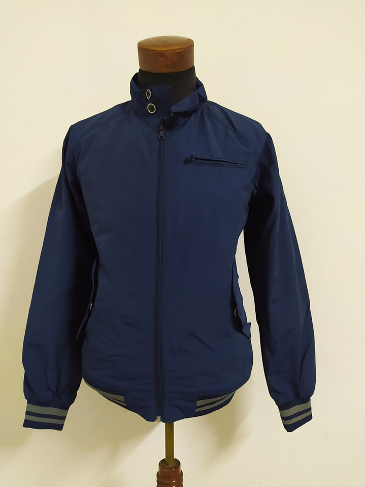 Chaqueta Bomber Azul Benetton Hombre S 1