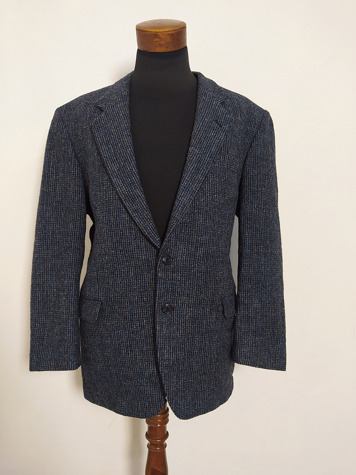 Blazer Harris Tweed 100% Lana Virgen – Talla 52 / XL (124 cm Pecho) 2