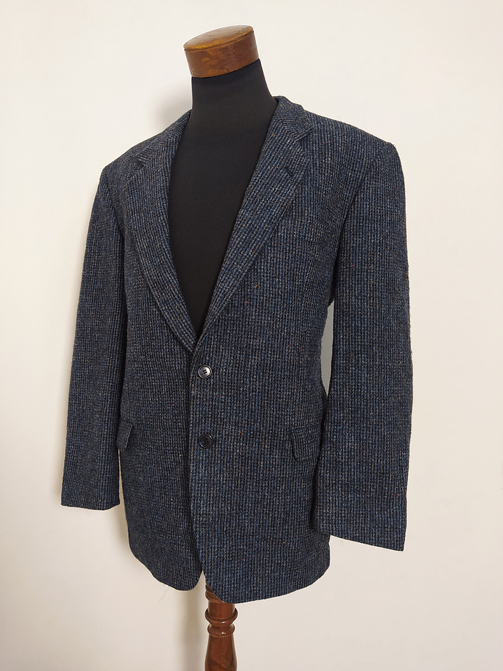 Blazer Harris Tweed 100% Lana Virgen – Talla 52 / XL (124 cm Pecho) 1