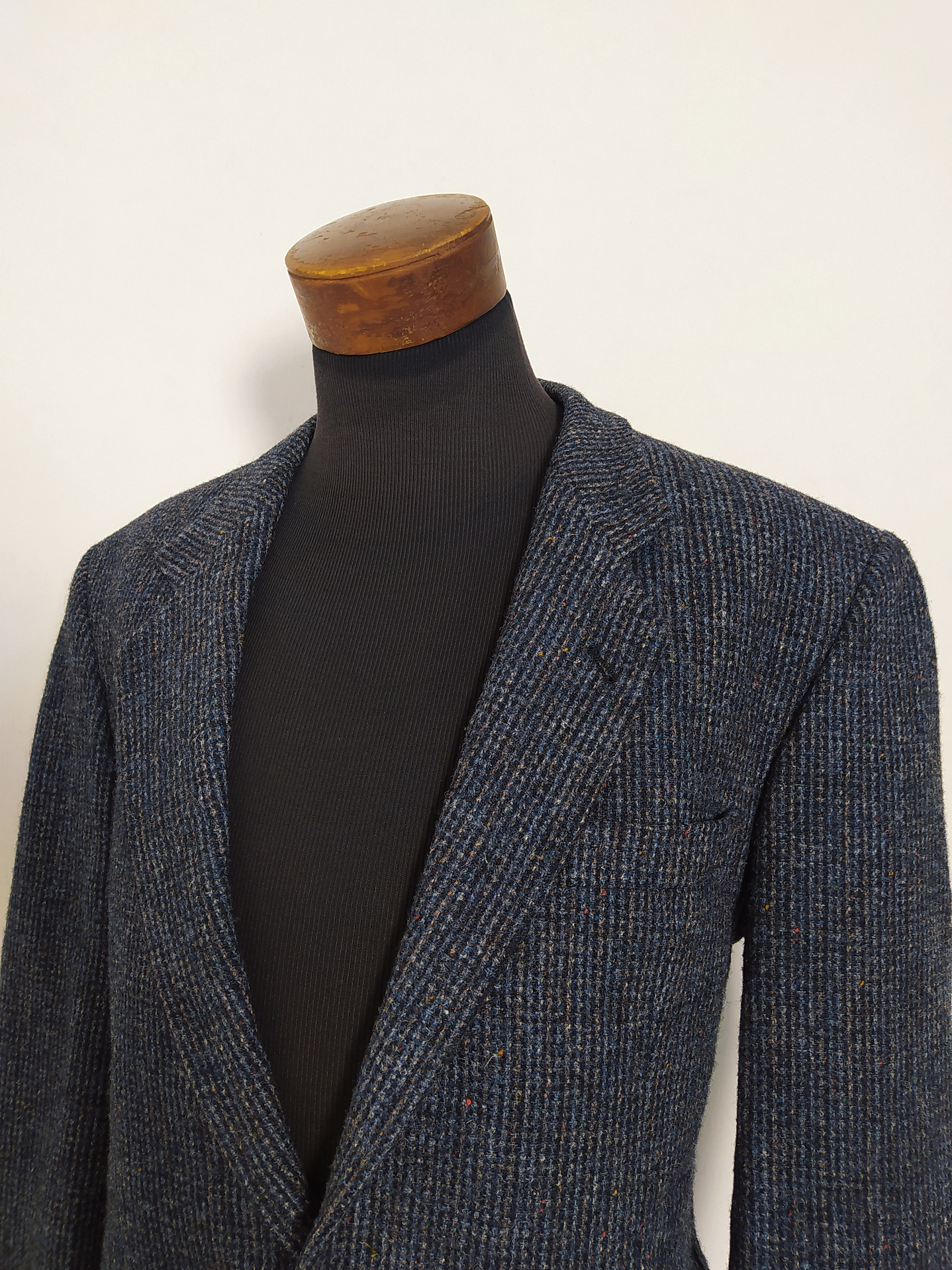 Blazer Harris Tweed 100% Lana Virgen – Talla 52 / XL (124 cm Pecho) 5