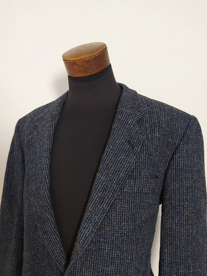 Blazer Harris Tweed 100% Lana Virgen – Talla 52 / XL (124 cm Pecho) 5