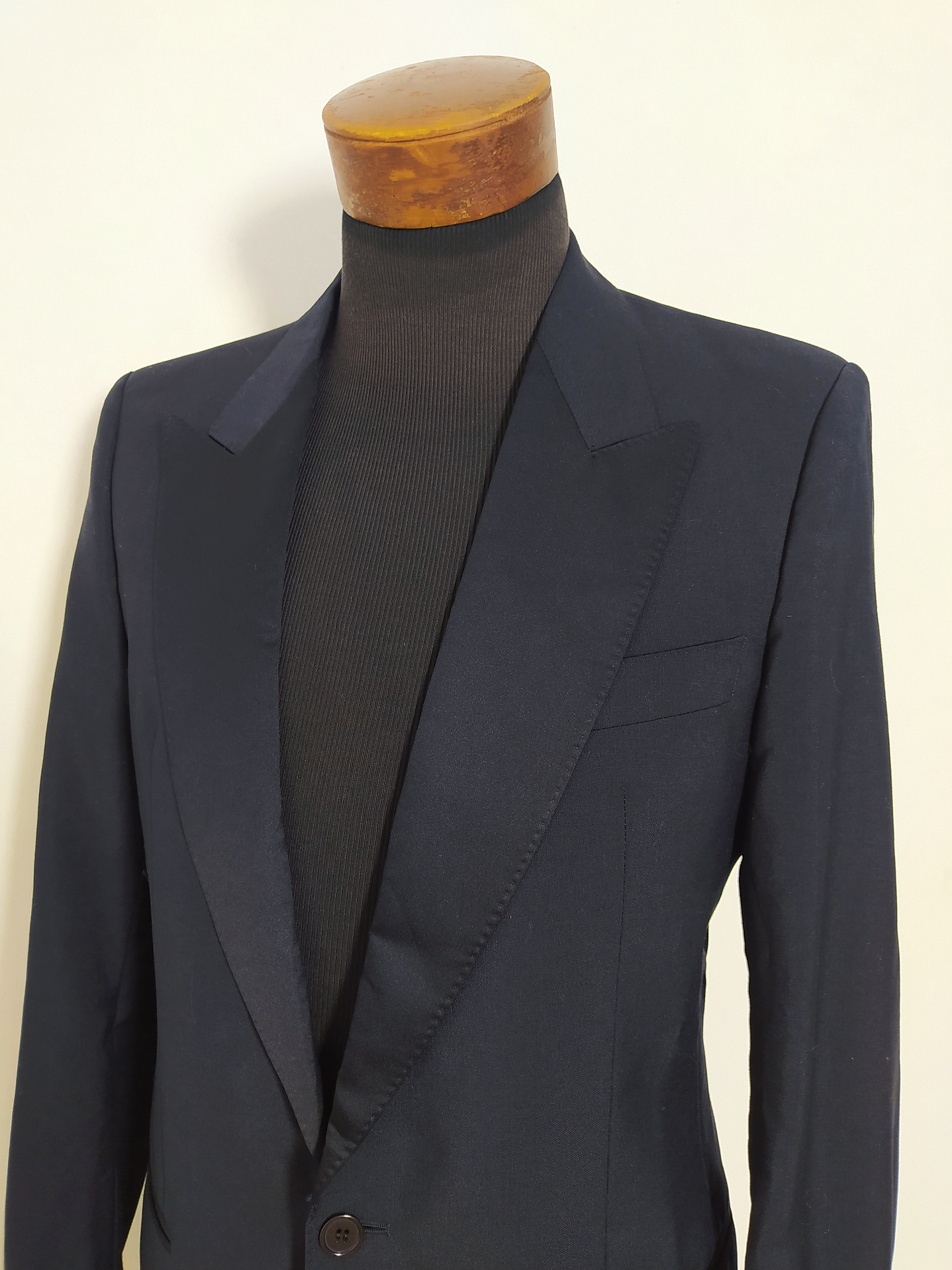 Blazer BOSS Mohair-Wool Slim Fit Azul Marino – Talla 44/46 (108 cm Pecho) 4