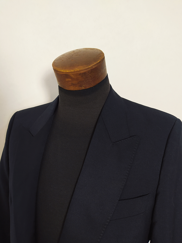 Blazer BOSS Mohair-Wool Slim Fit Azul Marino – Talla 44/46 (108 cm Pecho) 5