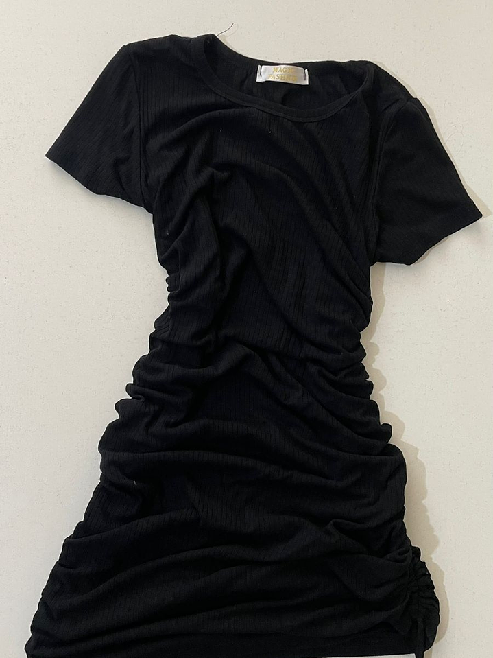 Vestido verano corto elasticado talla unica 1