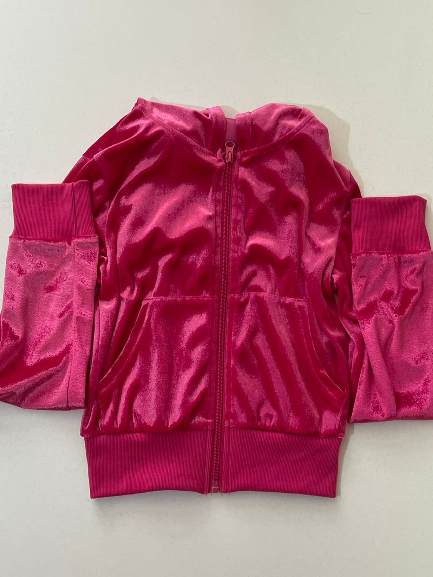 Conjunto deportivo juvenil fucsia talla XS mujer 4