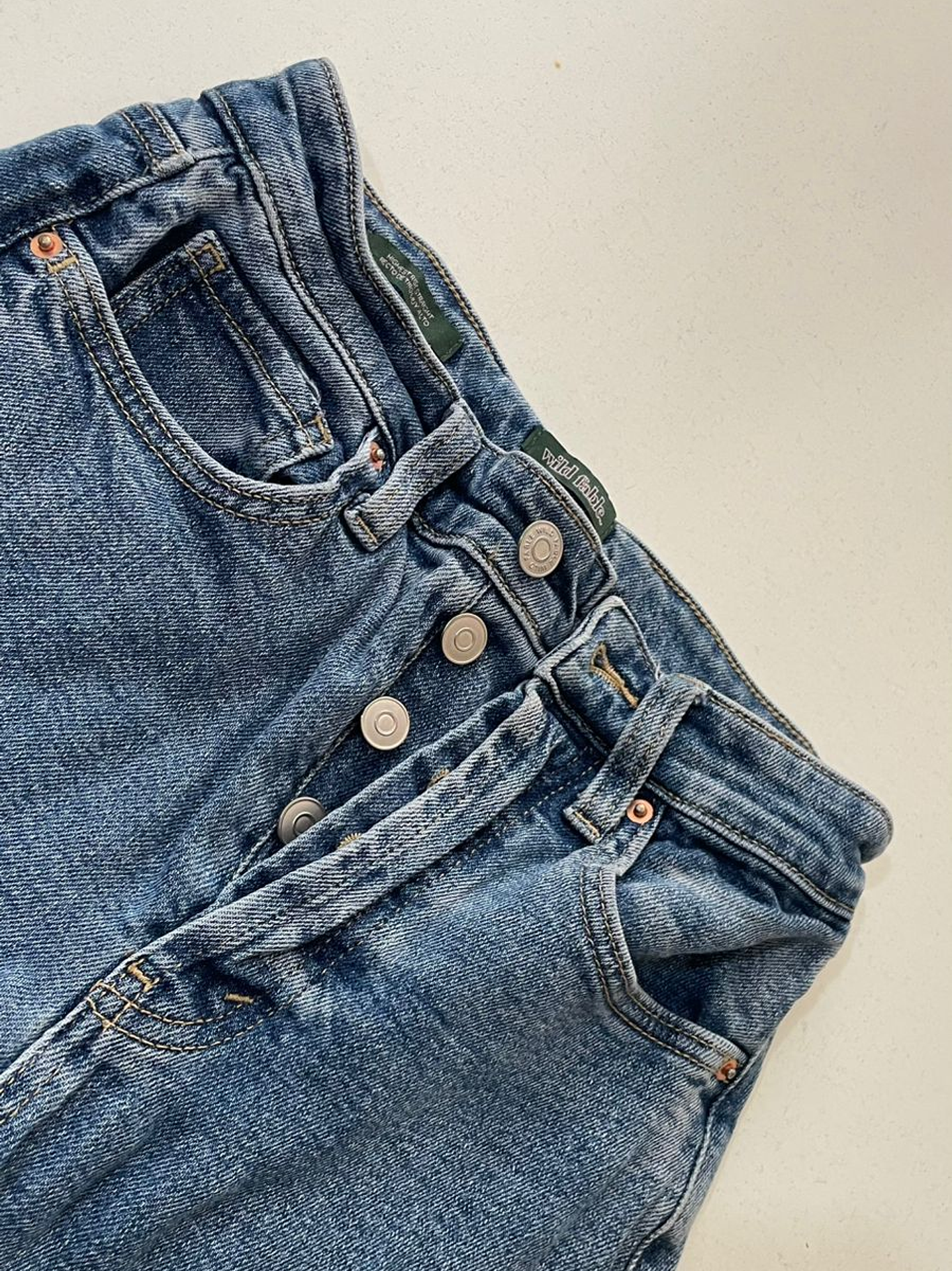 Jeans rectos elasticados talla 38 2