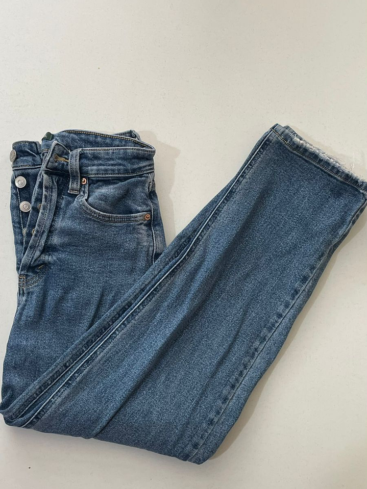 Jeans rectos elasticados talla 38 1