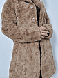 Abrigo eco piel camel clásico TALLA ML - Miniatura 3