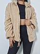 Abrigo eco piel beige tipo teddy TALLA ML - Miniatura 2