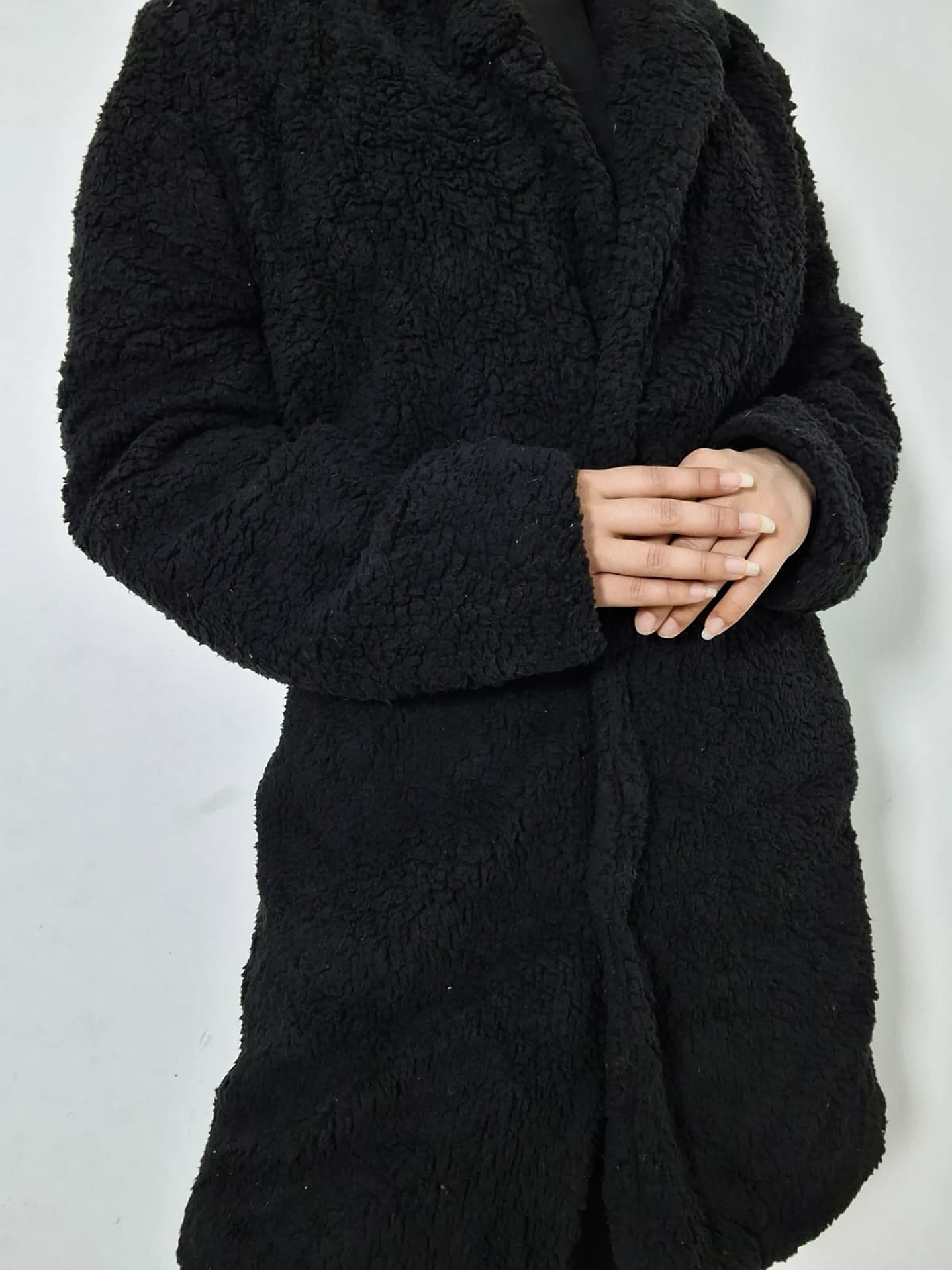 Abrigo eco piel Cityview negro TALLA SM 4