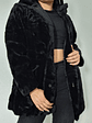 Abrigo eco piel Street Wear negro TALLA M - Miniatura 2