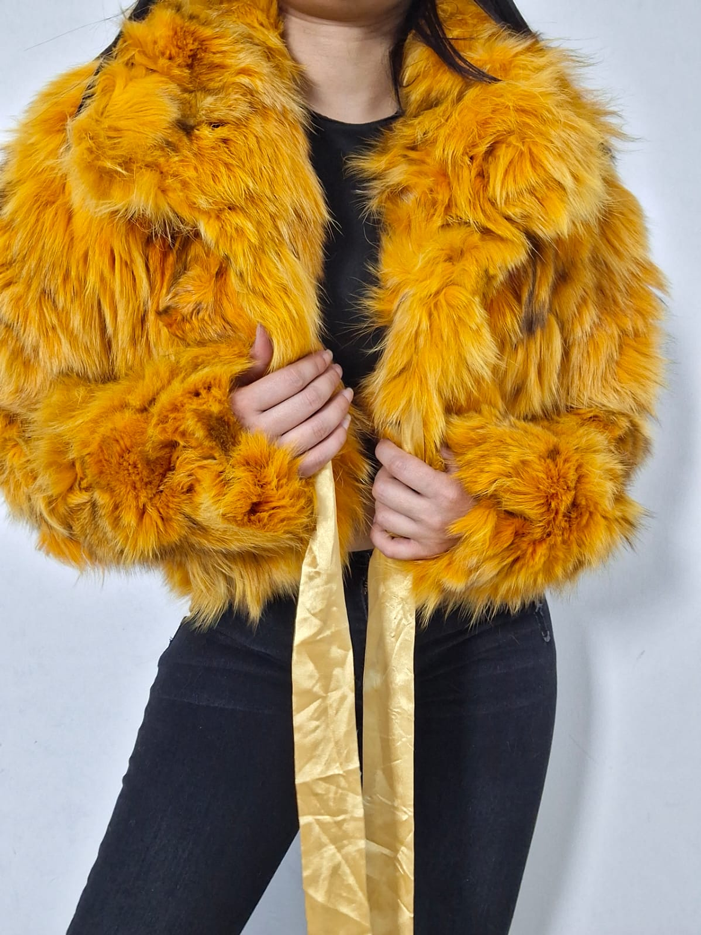 brigo corto eco piel Nienhaus mostaza TALLA S 4