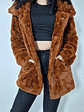 Abrigo eco piel The Outerwear caramelo con capucha TALLA SM - Miniatura 5