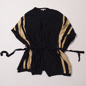 Kimono Negro Beige Talla S VM05
